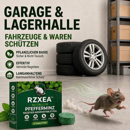 RZXEA™  Natürliche Pfefferminze Tabletten zur Nagetierabwehr