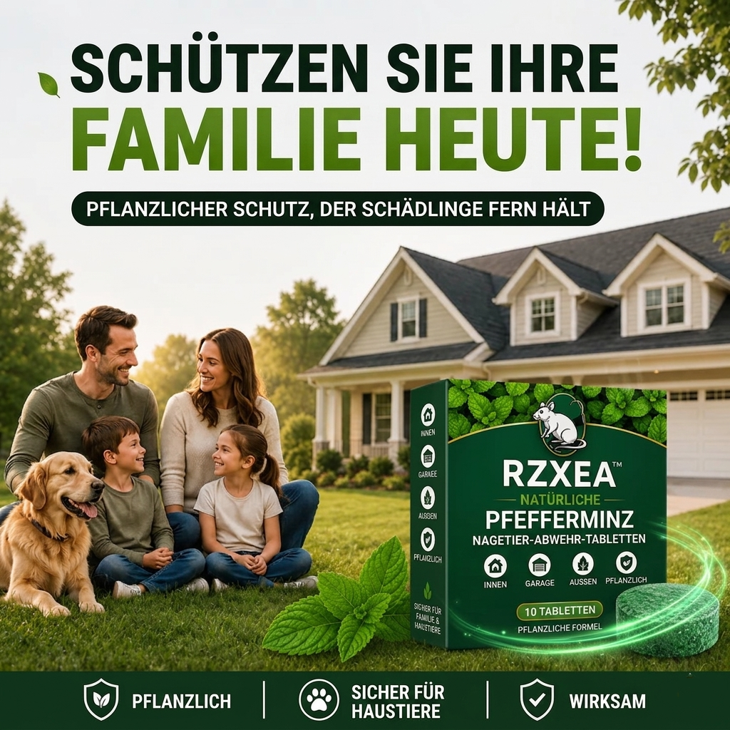 RZXEA™  Natürliche Pfefferminze Tabletten zur Nagetierabwehr