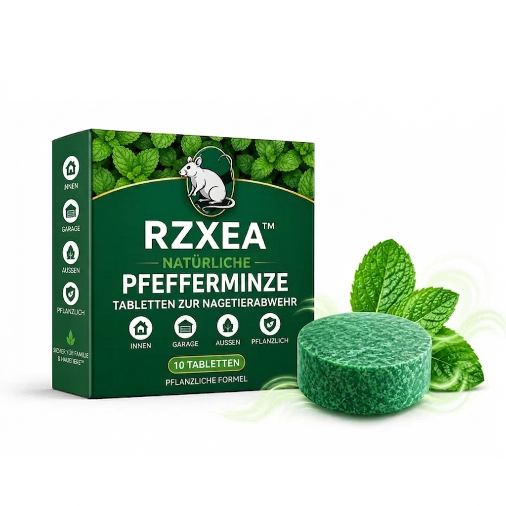 RZXEA™  Natürliche Pfefferminze Tabletten zur Nagetierabwehr