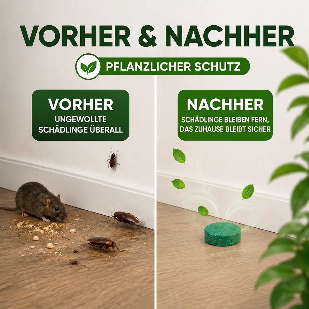 RZXEA™  Natürliche Pfefferminze Tabletten zur Nagetierabwehr