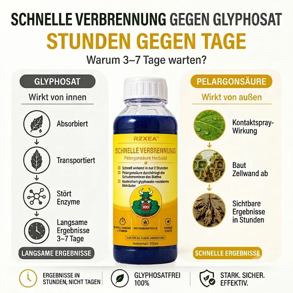RZXEA™ Schnelle Verbrennung Pelargonsäure Herbizid